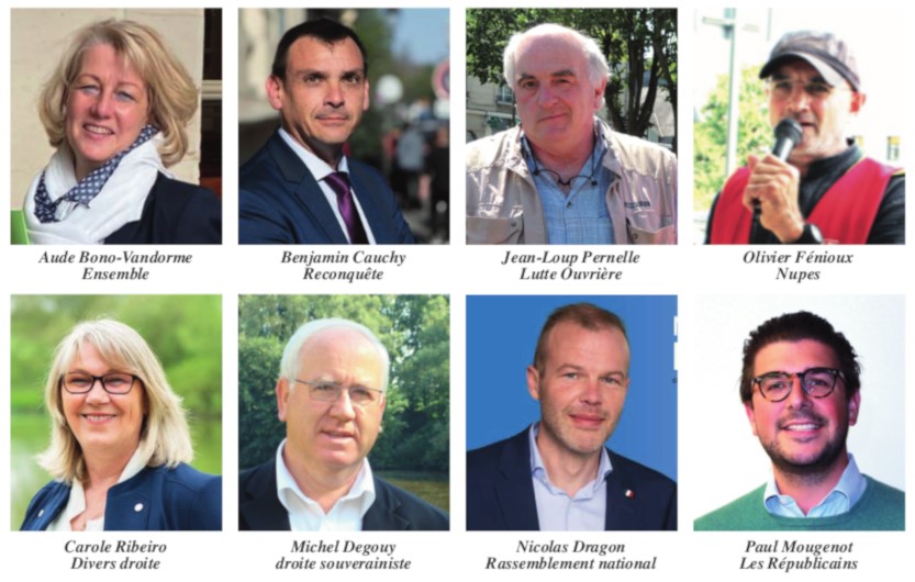 Les candidats aux législatives dans l’Aisne